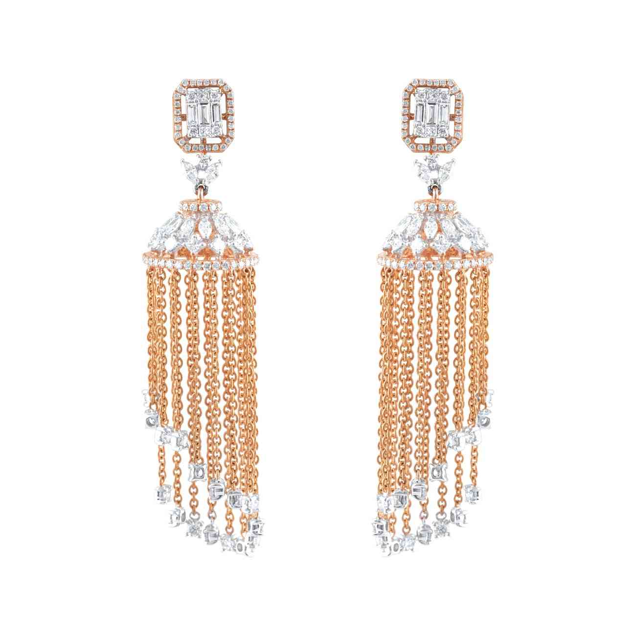 Royal Tassel Glam Earring