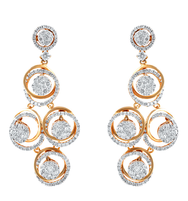 Celestial Orbit Chandelier Earrings