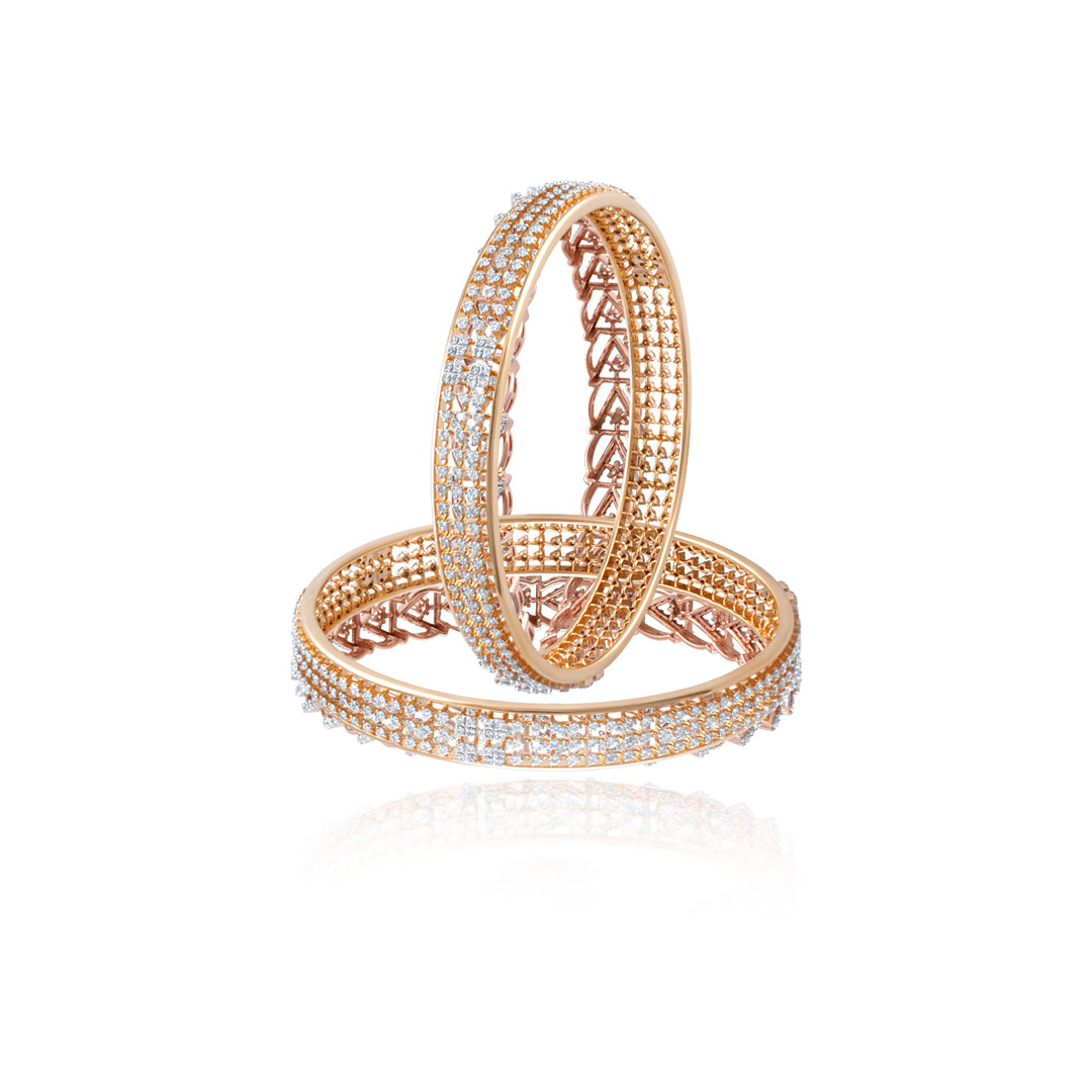 Diamond  Weave Bangle