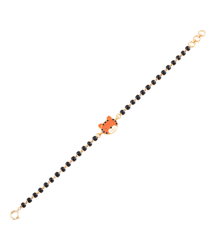 Meow Charm Mangalsutra Bracelet
