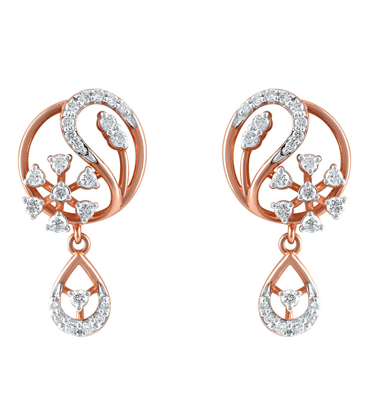 Paisley Bloom Drop Earrings