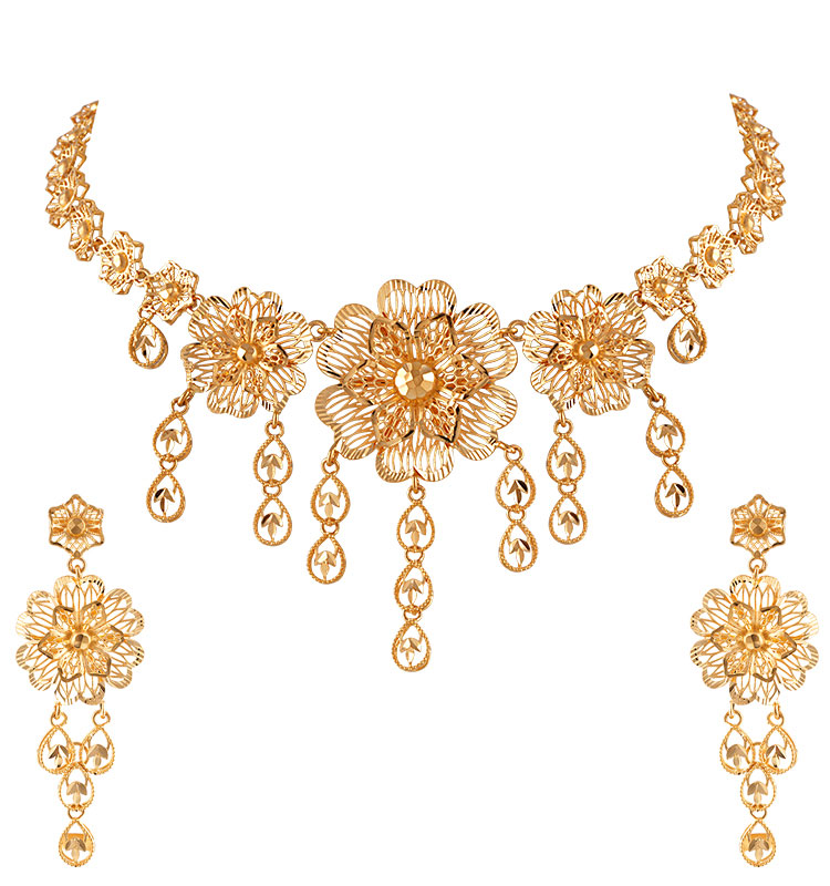 Royal Blossom Crown Set